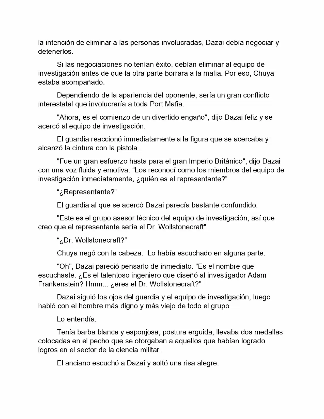 Bungou Stray Dogs Storm Bringer (Novela) - Capítulo 5 - Página 14 - LectorTMOo