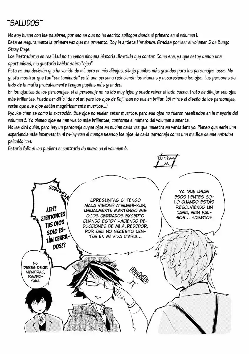 Bungou Stray Dogs capítulo 20.50 página 7