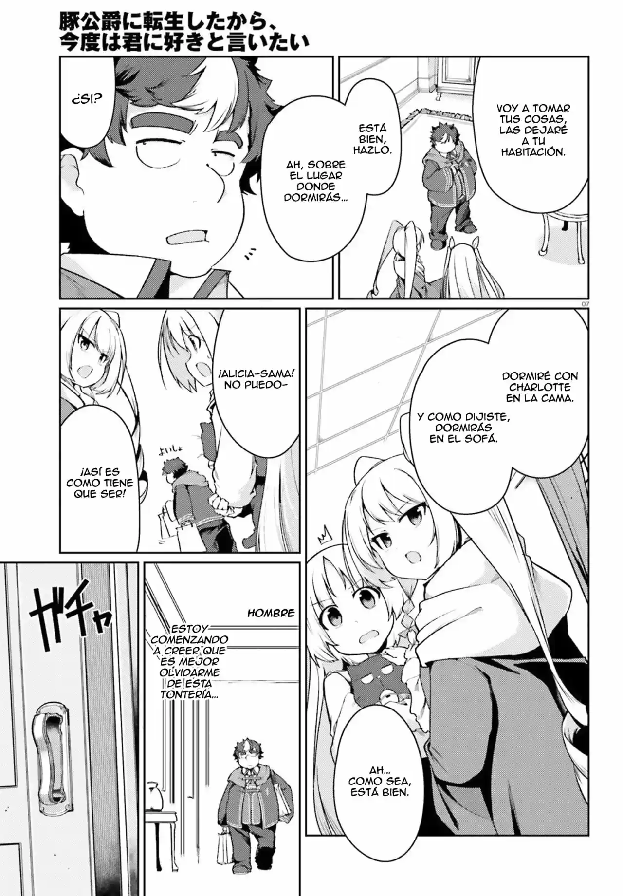 Buta Koushaku Ni Tensei Shitakara, Kondo Wa Kimi Ni Suki To Iitai capítulo 15 página 7