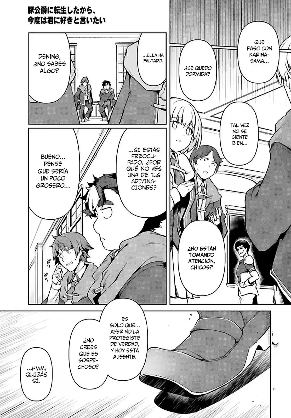 Buta Koushaku Ni Tensei Shitakara, Kondo Wa Kimi Ni Suki To Iitai capítulo 29 página 12