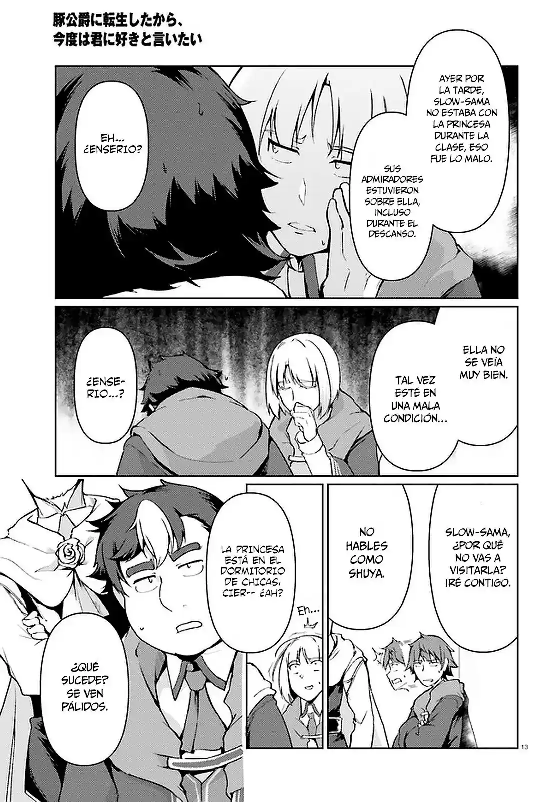 Buta Koushaku Ni Tensei Shitakara, Kondo Wa Kimi Ni Suki To Iitai capítulo 29 página 14