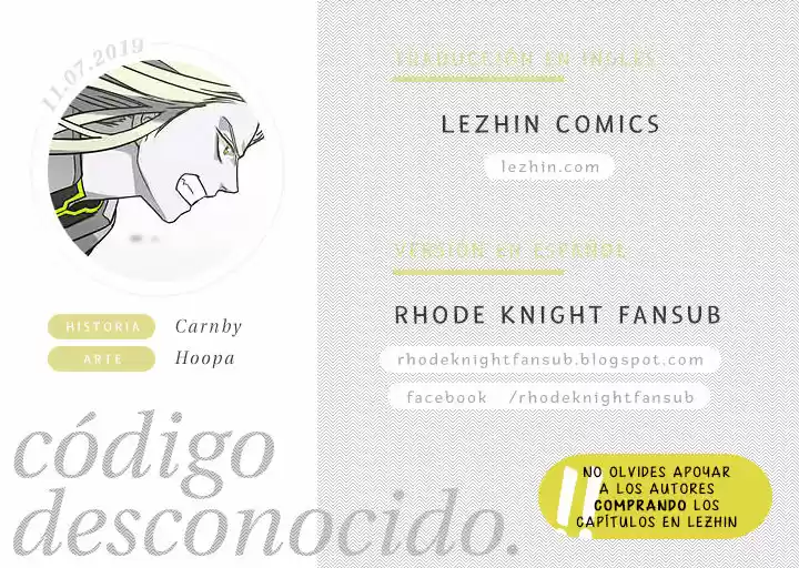 Código Desconocido - Capítulo 69 - Página 1 - LectorTMOo