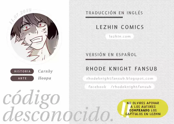 Código Desconocido - Capítulo 70 - Página 1 - LectorTMOo