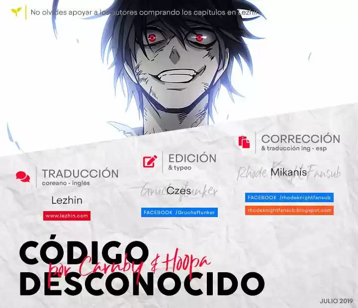 Código Desconocido - Capítulo 71 - Página 1 - LectorTMOo
