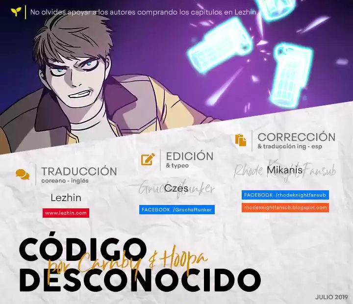Código Desconocido - Capítulo 72 - Página 1 - LectorTMOo