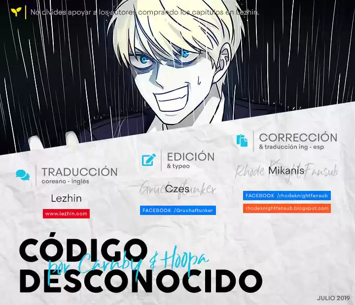 Código Desconocido - Capítulo 73 - Página 1 - LectorTMOo
