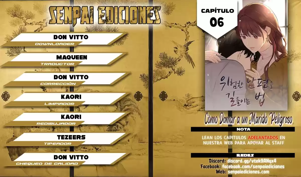 Cómo Domar A Un Marido Peligroso - Capítulo 6 - Página 1 - LectorTMOo
