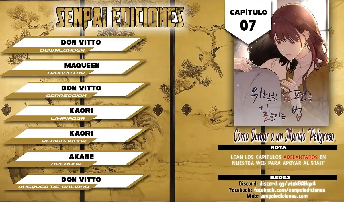 Cómo Domar A Un Marido Peligroso - Capítulo 7 - Página 1 - LectorTMOo