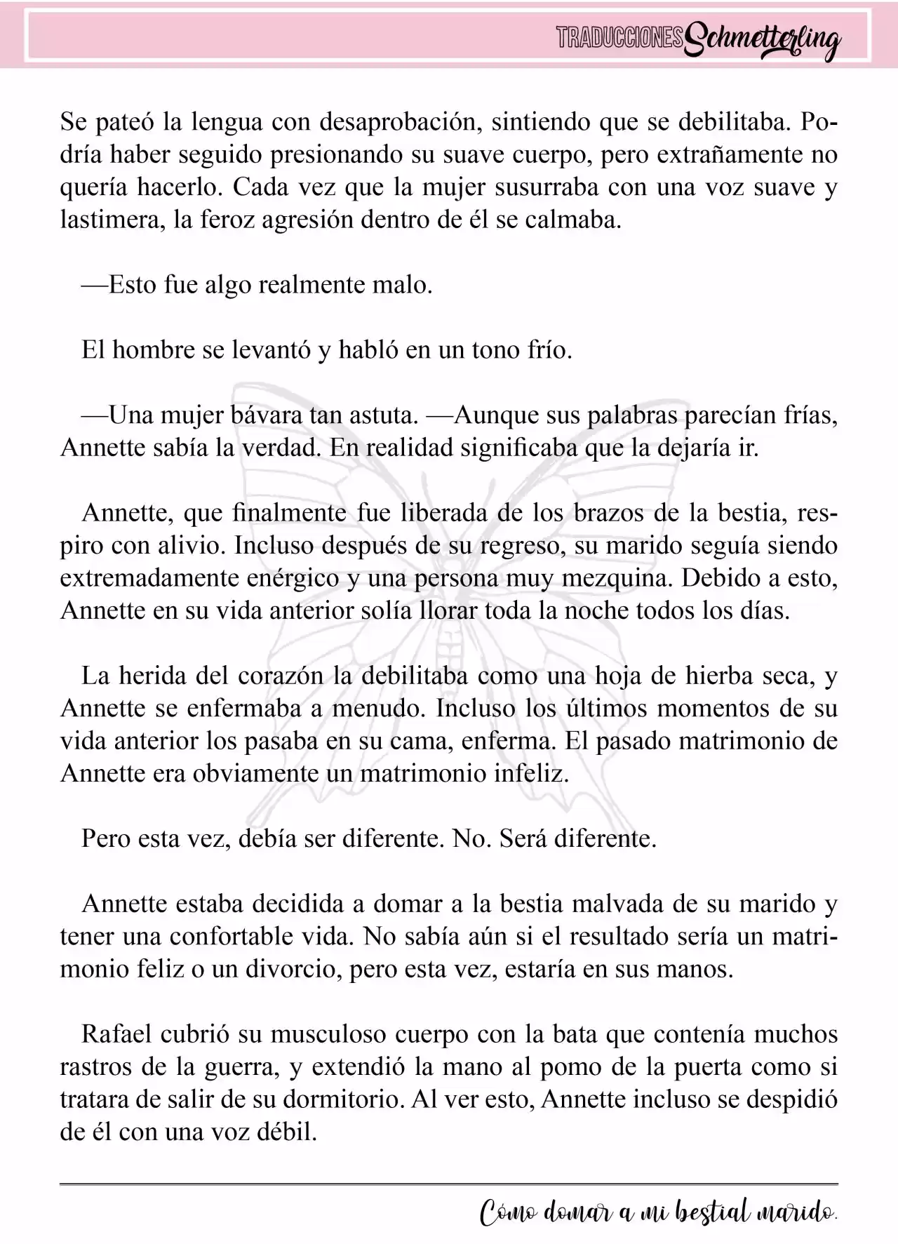 Cómo Domesticar A Mi Bestial Marido (Novela) - Capítulo 2 - Página 5 - LectorTMOo