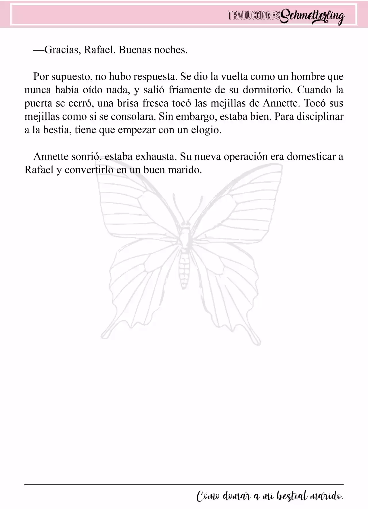 Cómo Domesticar A Mi Bestial Marido (Novela) - Capítulo 2 - Página 6 - LectorTMOo