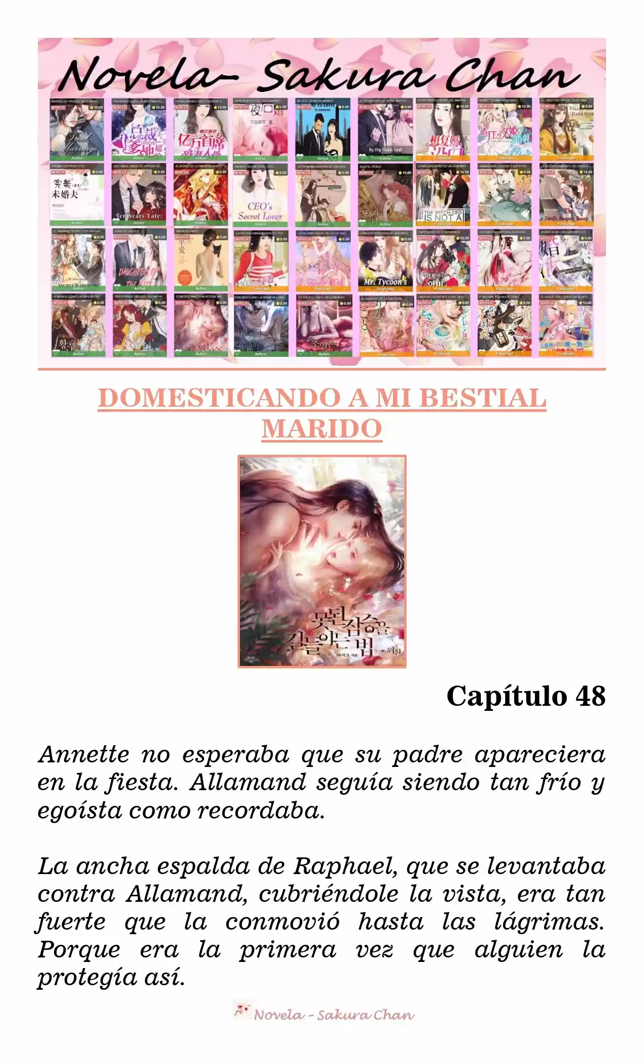 Cómo Domesticar A Mi Bestial Marido (Novela) - Capítulo 48 - Página 1 - LectorTMOo