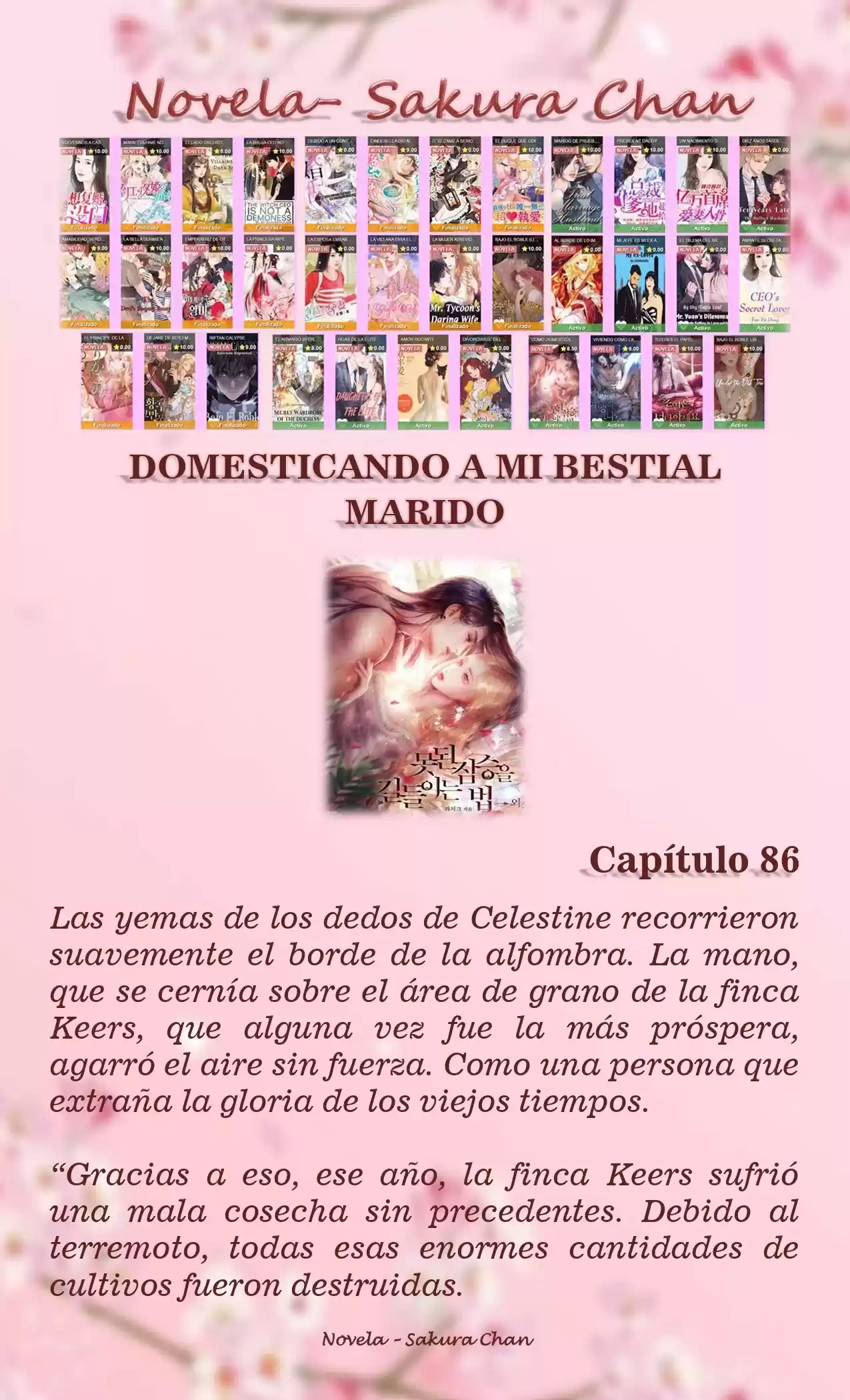 Cómo Domesticar A Mi Bestial Marido (Novela) - Capítulo 86 - Página 1 - LectorTMOo