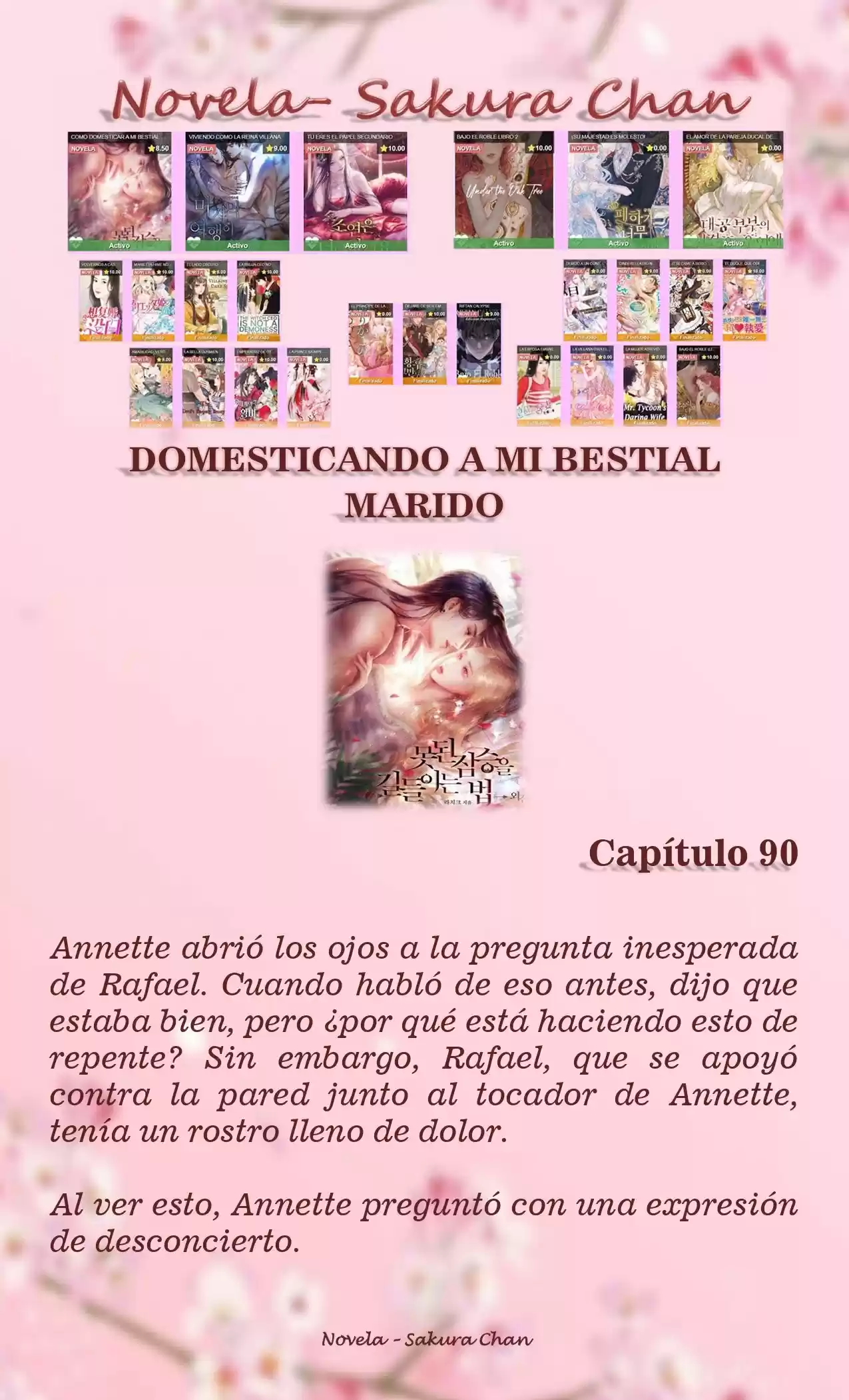 Cómo Domesticar A Mi Bestial Marido (Novela) - Capítulo 90 - Página 1 - LectorTMOo
