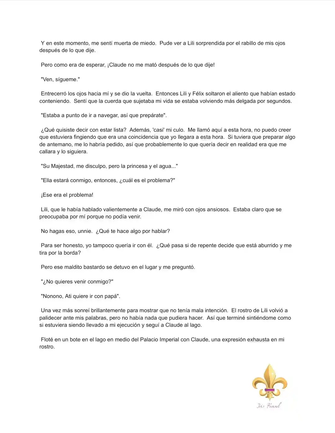 ¿Cómo Me Convertí En Princesa? (Novela) - Capítulo 10 - Página 4 - LectorTMOo