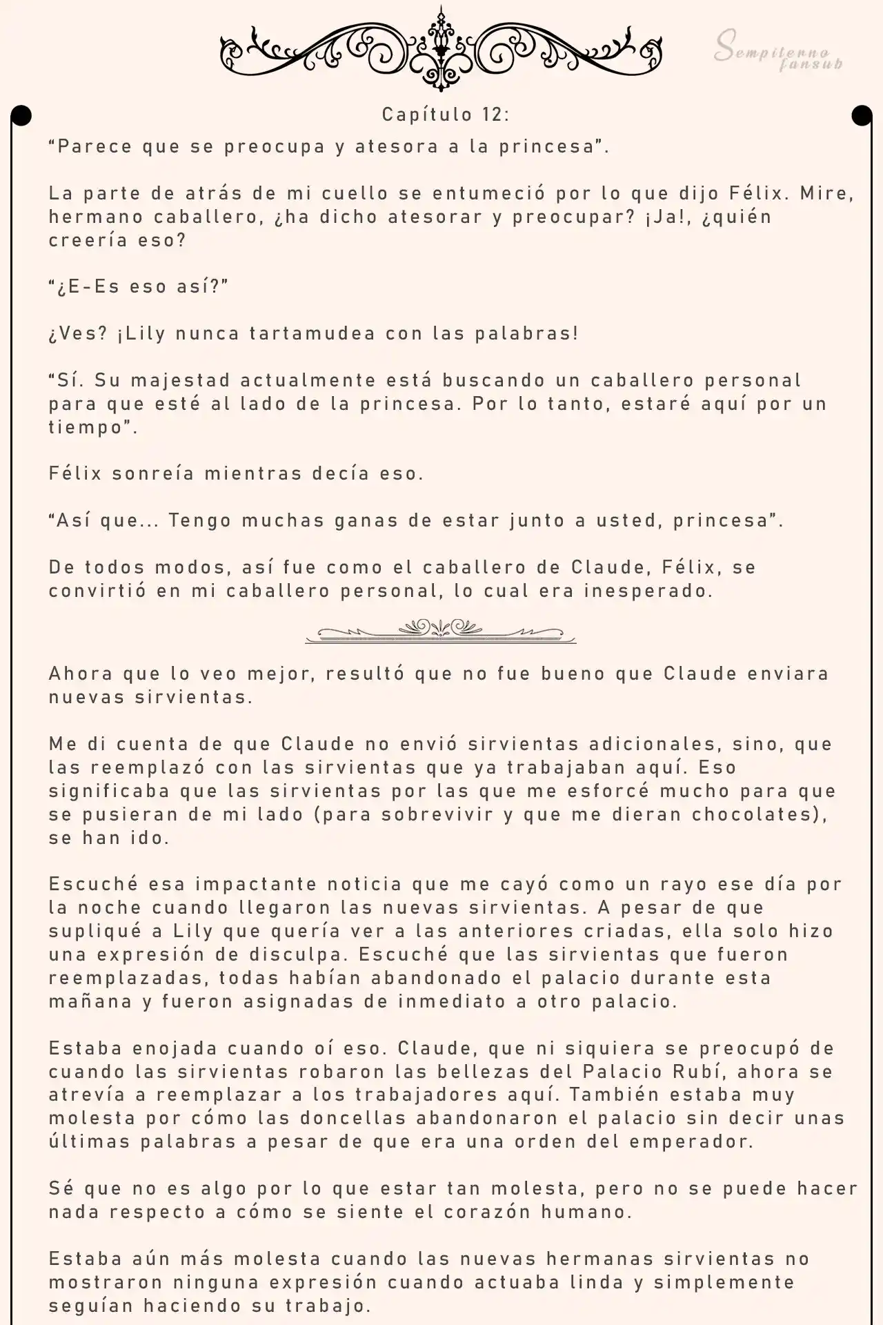 ¿Cómo Me Convertí En Princesa? (Novela) - Capítulo 12 - Página 4 - LectorTMOo