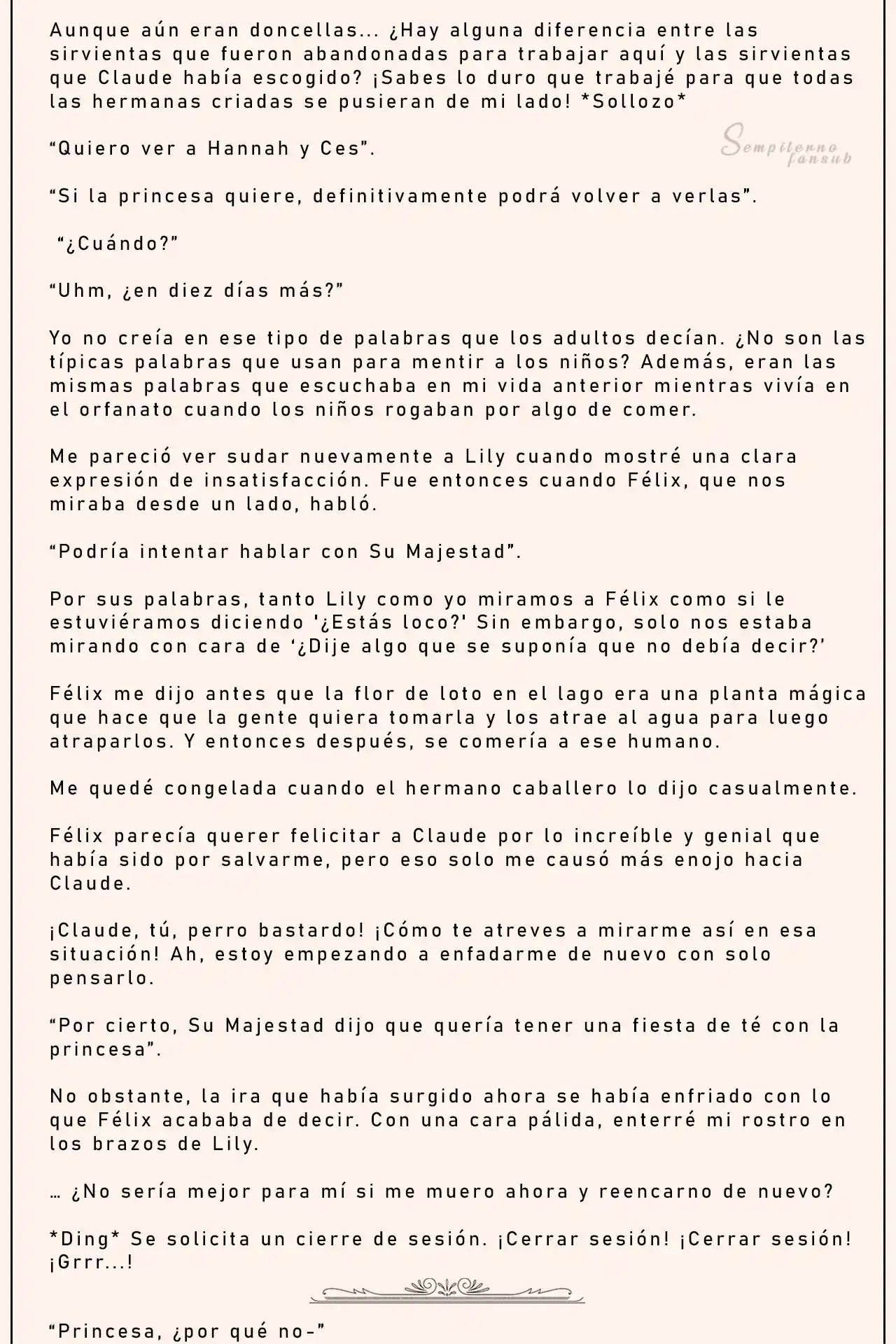 ¿Cómo Me Convertí En Princesa? (Novela) - Capítulo 12 - Página 6 - LectorTMOo