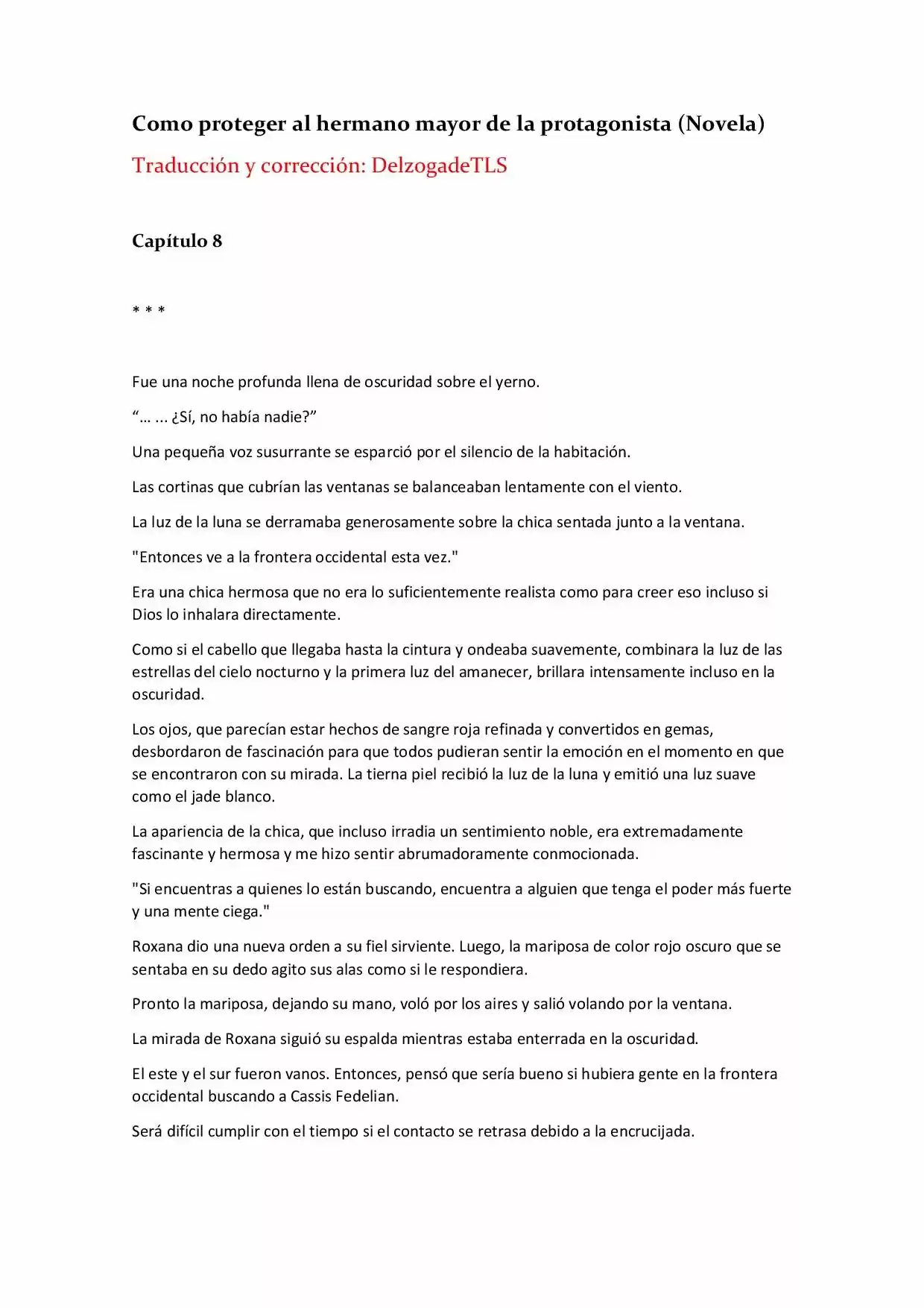 Cómo Proteger Al Hermano Mayor De La Protagonista (Novela) - Capítulo 8 - Página 2 - LectorTMOo