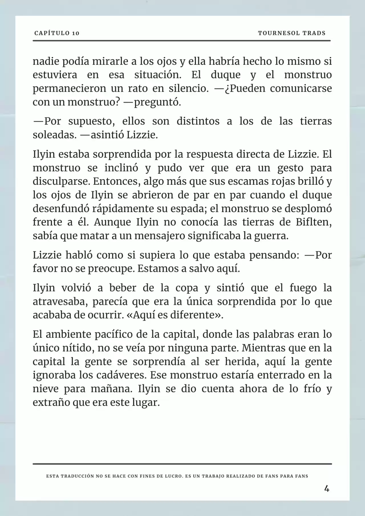 Cómo Sobrevivir Como Esposa Del Duque Monstruo (Novela) - Capítulo 10 - Página 10 - LectorTMOo