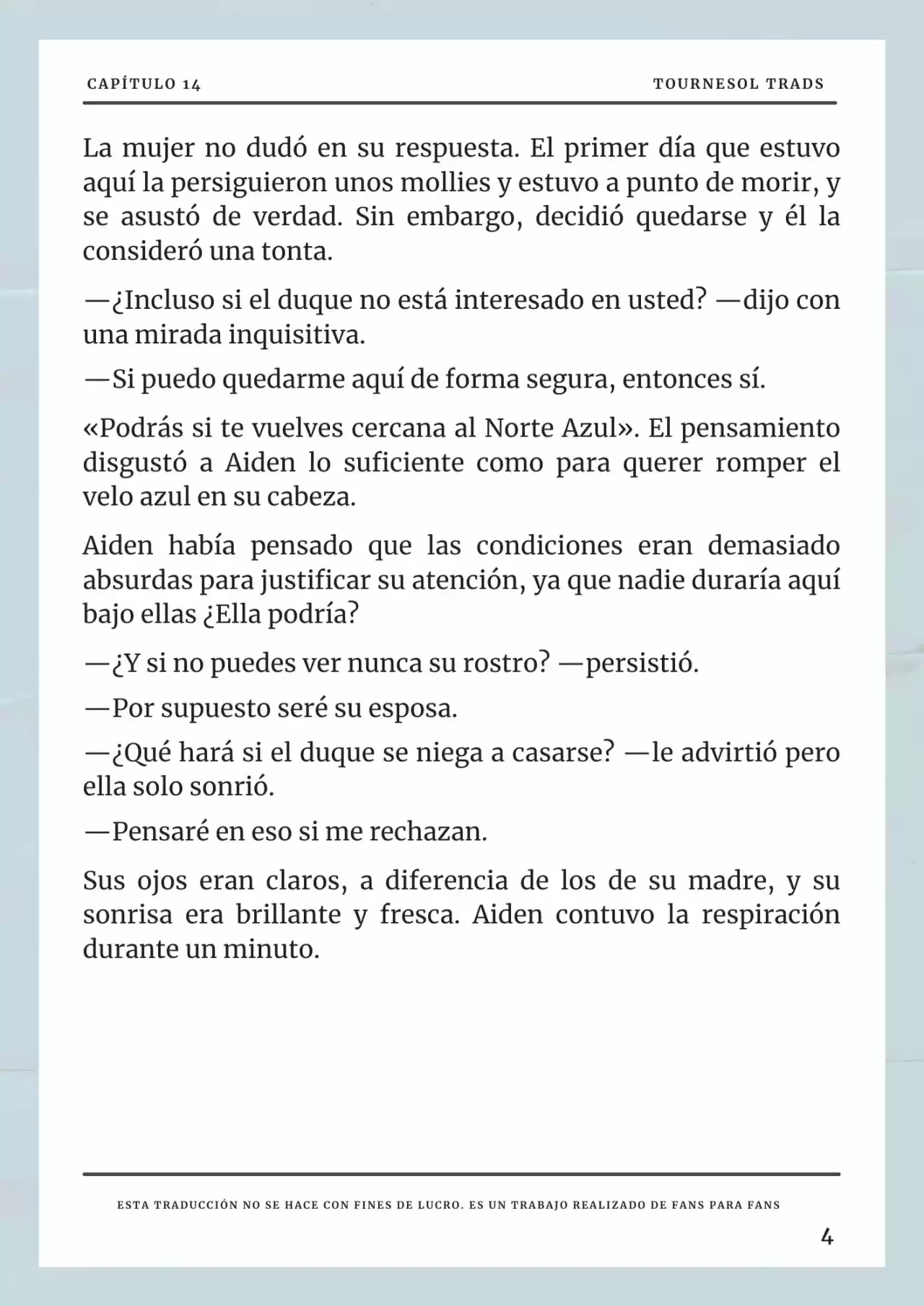 Cómo Sobrevivir Como Esposa Del Duque Monstruo (Novela) - Capítulo 14 - Página 5 - LectorTMOo