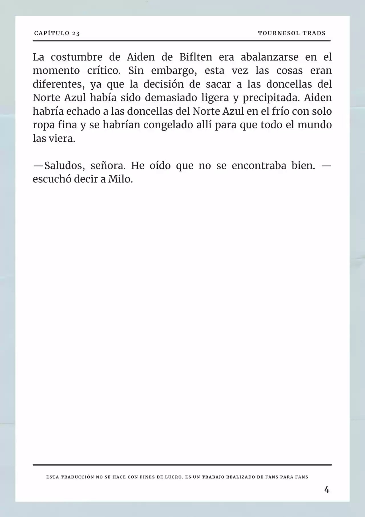 Cómo Sobrevivir Como Esposa Del Duque Monstruo (Novela) - Capítulo 23 - Página 5 - LectorTMOo