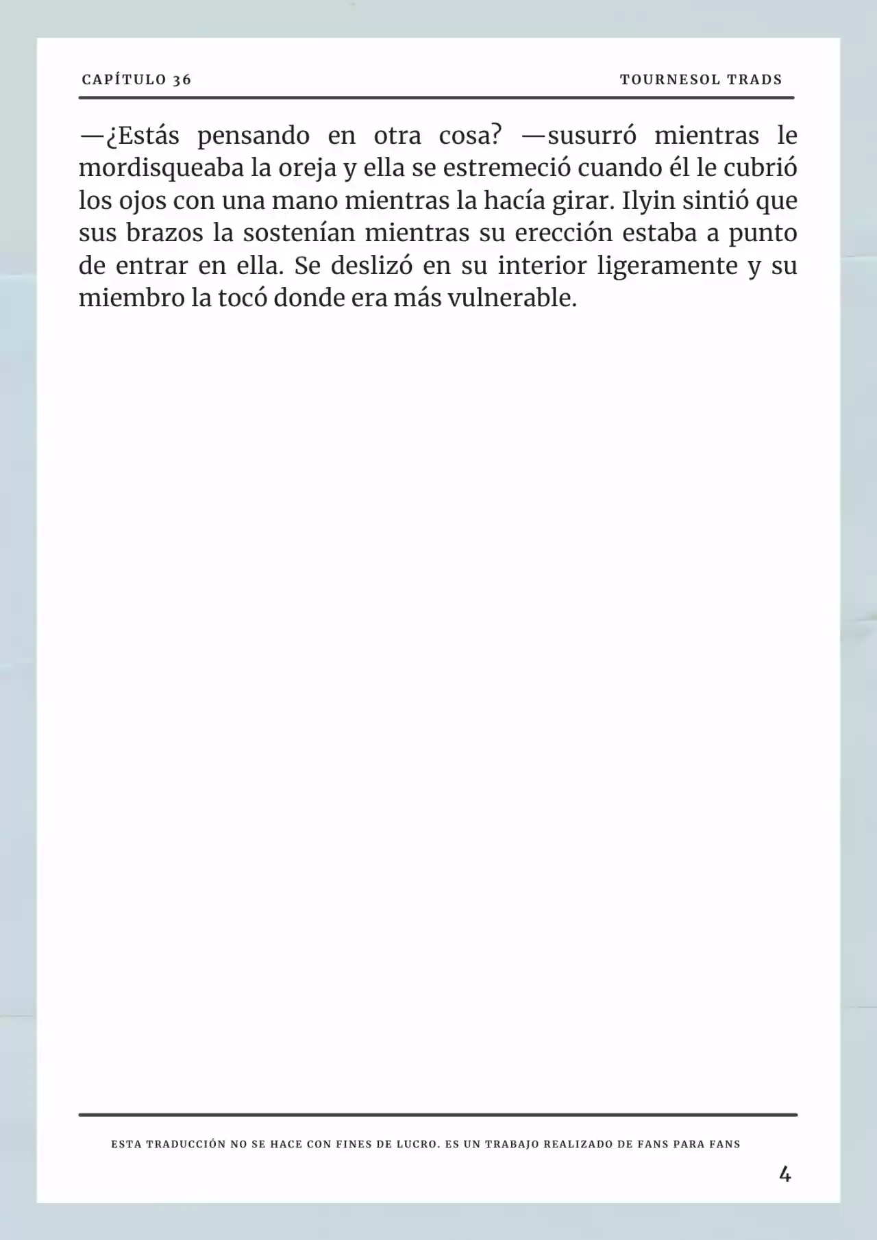 Cómo Sobrevivir Como Esposa Del Duque Monstruo (Novela) - Capítulo 36 - Página 4 - LectorTMOo