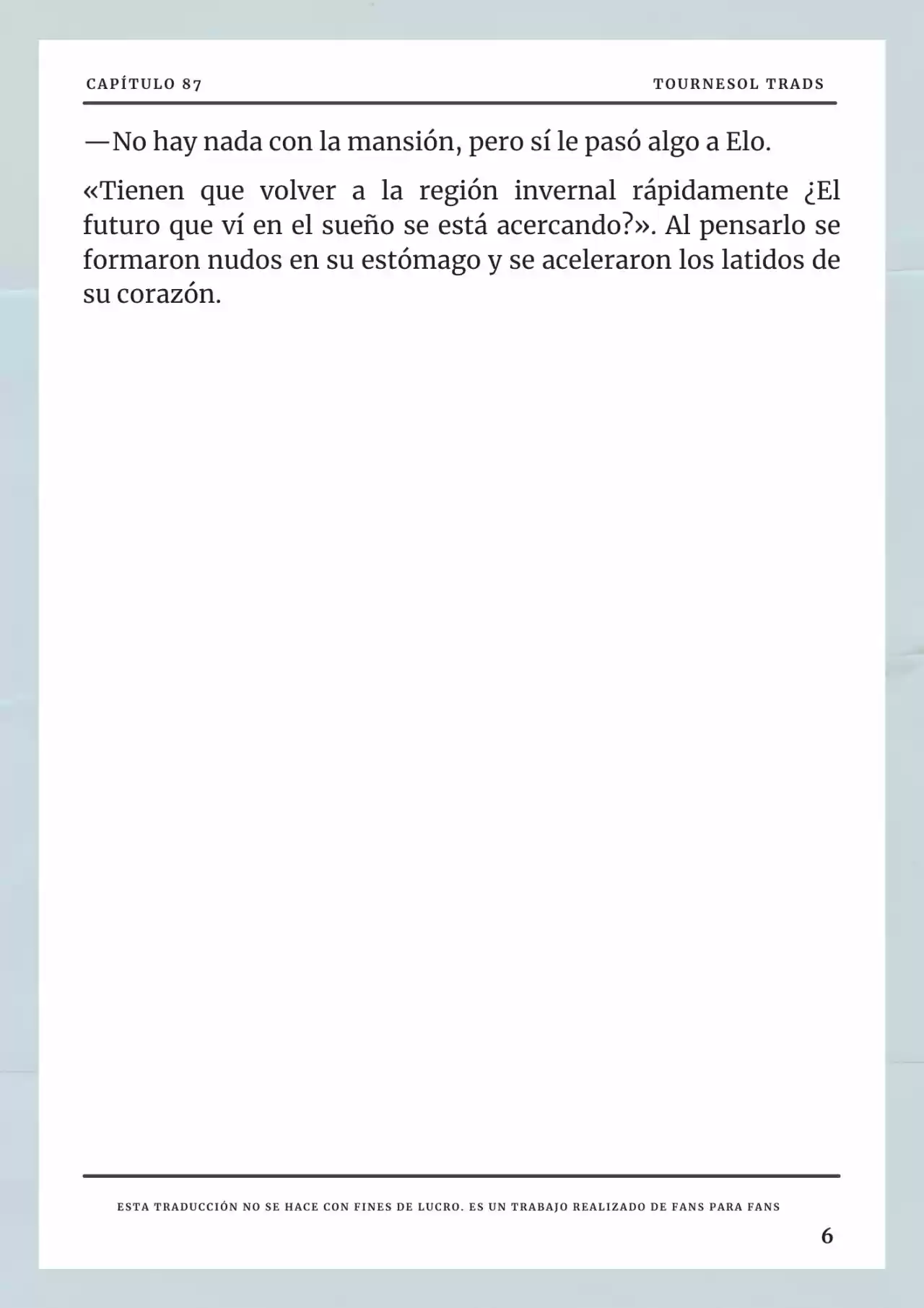 Cómo Sobrevivir Como Esposa Del Duque Monstruo (Novela) - Capítulo 87 - Página 7 - LectorTMOo