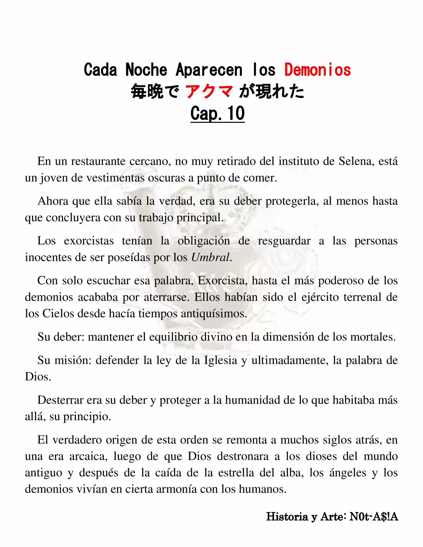 Cada Noche Aparecen Los Demonios (Novela) - Capítulo 10 - Página 2 - LectorTMOo