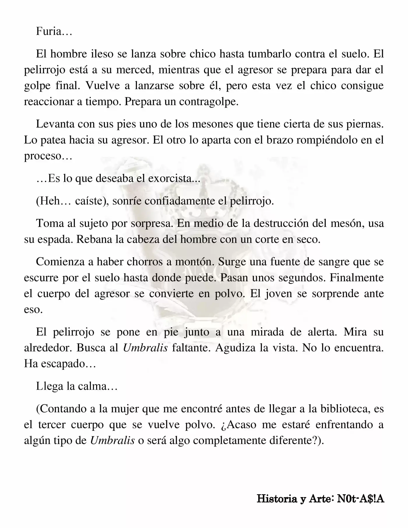 Cada Noche Aparecen Los Demonios (Novela) - Capítulo 13 - Página 10 - LectorTMOo