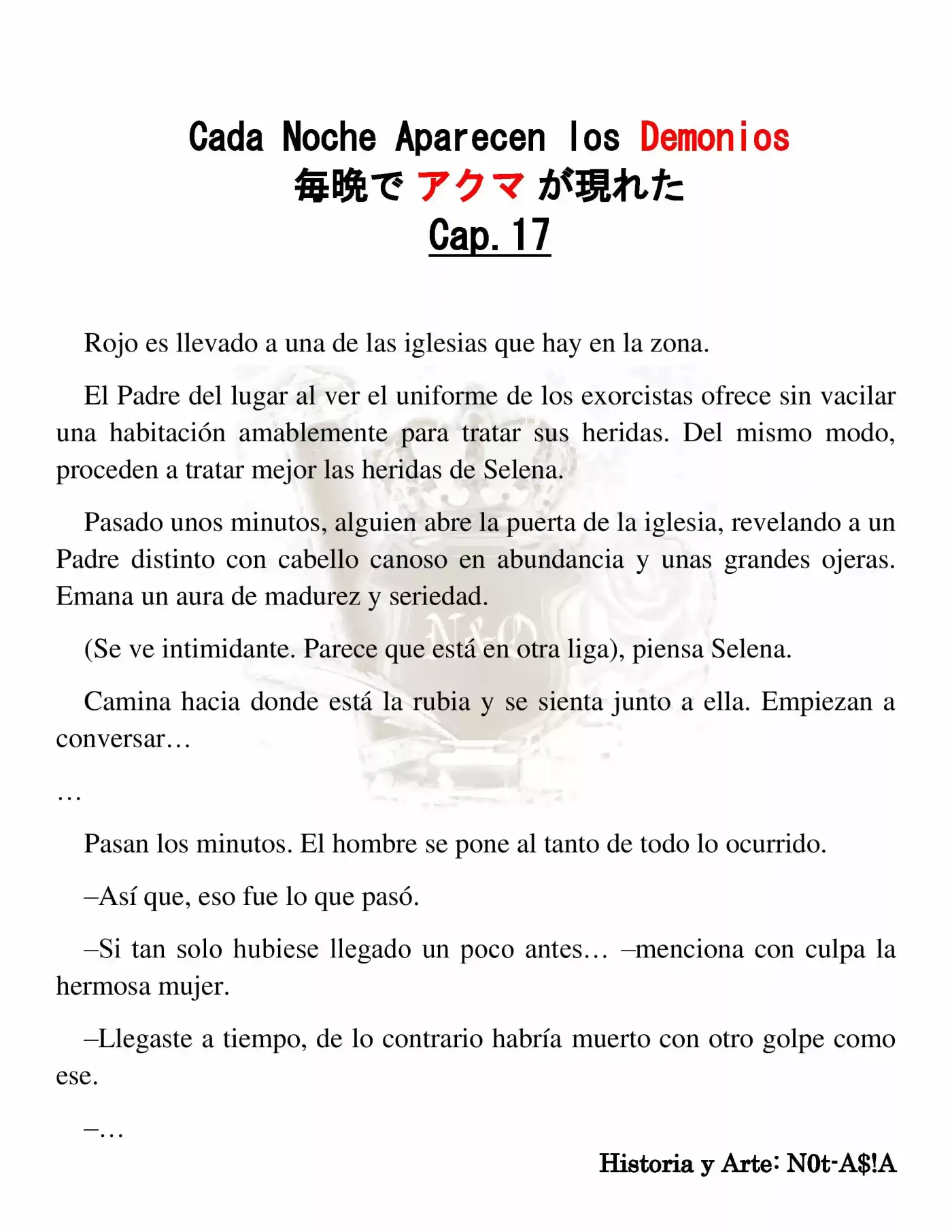 Cada Noche Aparecen Los Demonios (Novela) - Capítulo 17 - Página 2 - LectorTMOo