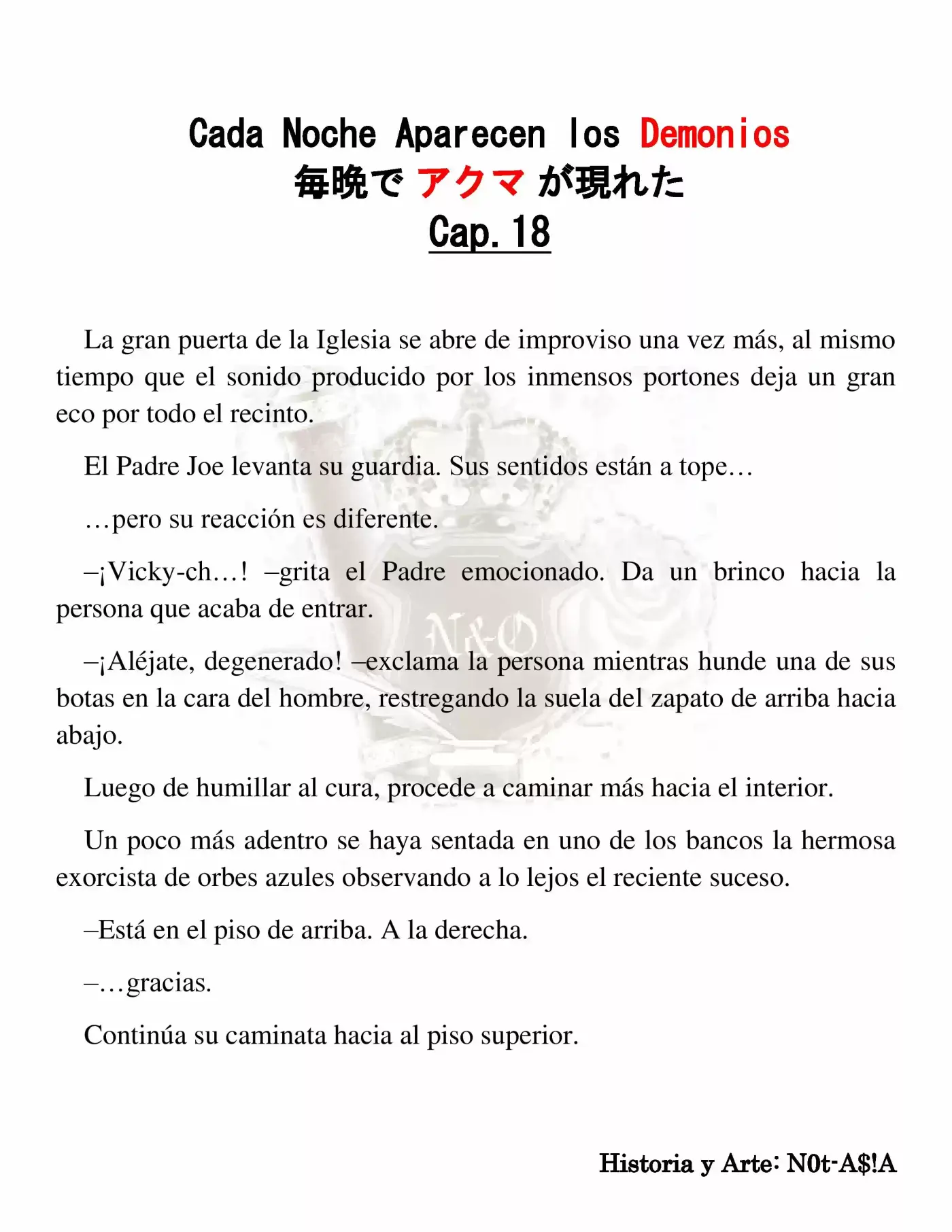 Cada Noche Aparecen Los Demonios (Novela) - Capítulo 18 - Página 2 - LectorTMOo