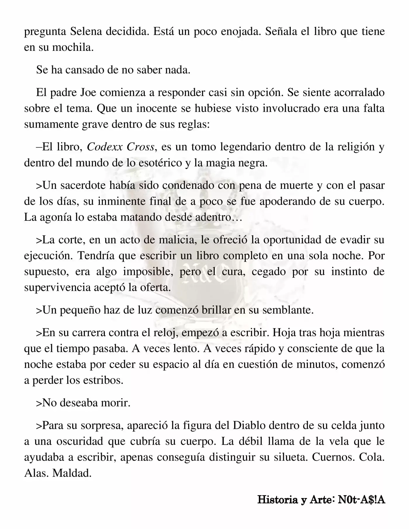 Cada Noche Aparecen Los Demonios (Novela) - Capítulo 19 - Página 6 - LectorTMOo