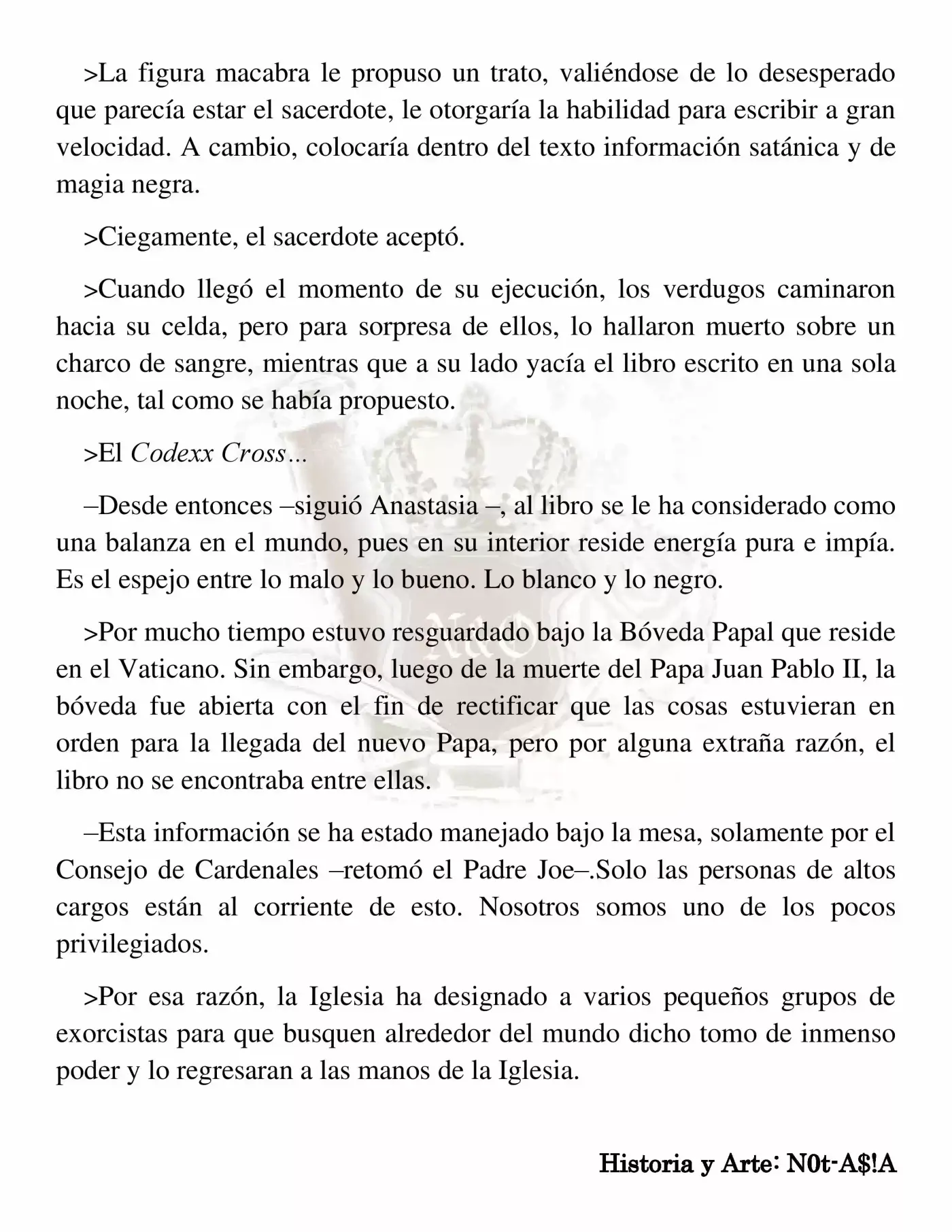 Cada Noche Aparecen Los Demonios (Novela) - Capítulo 19 - Página 7 - LectorTMOo
