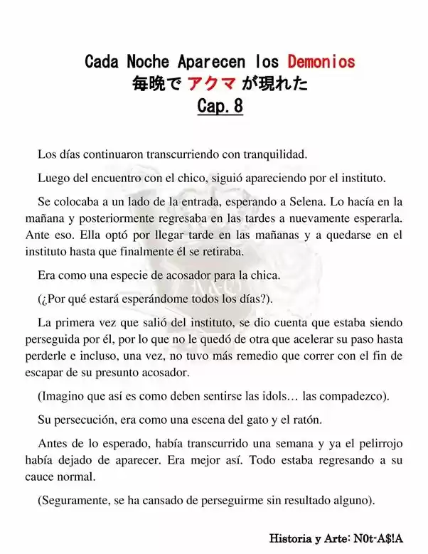 Cada Noche Aparecen Los Demonios (Novela) - Capítulo 8 - Página 2 - LectorTMOo