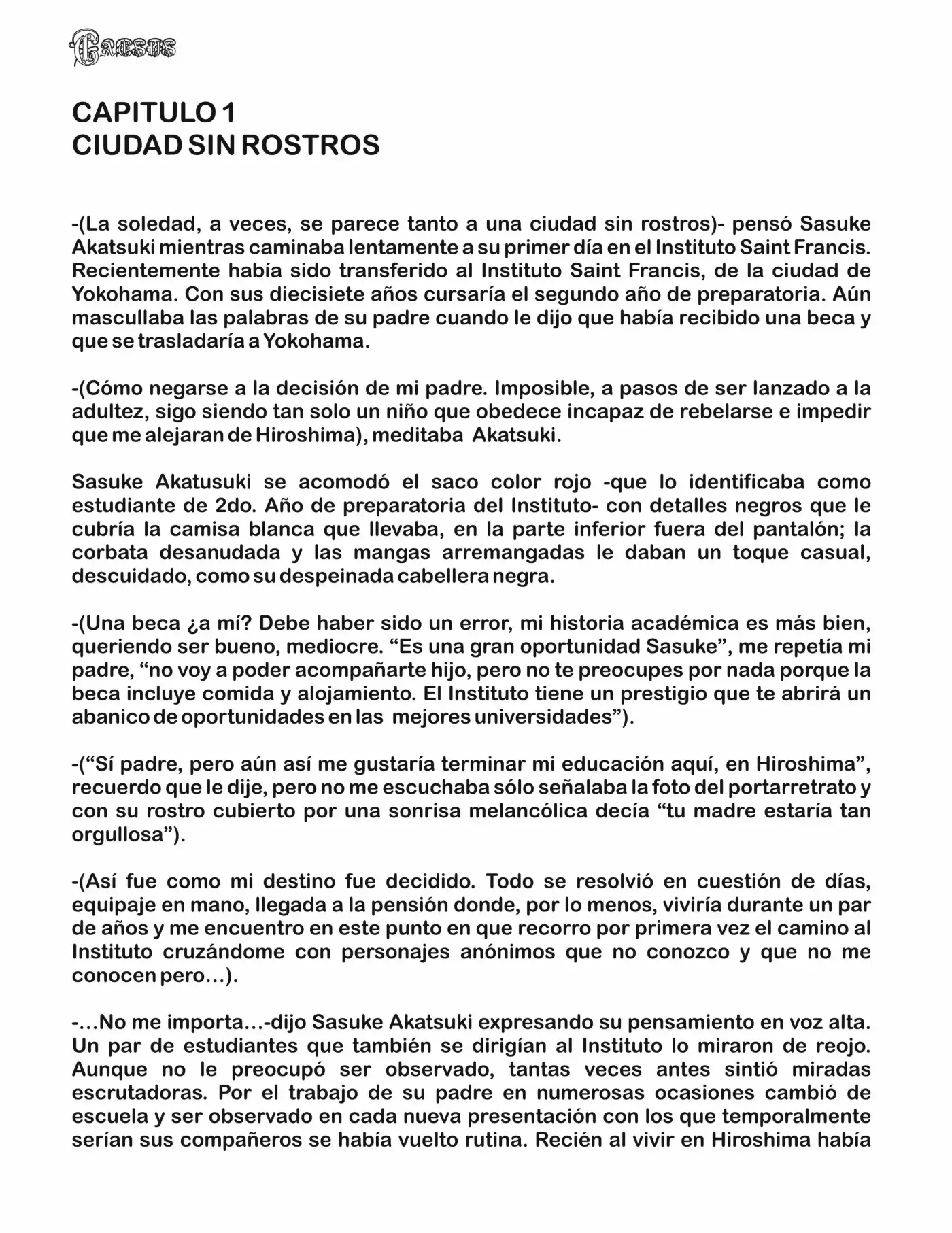 Caesus (Novela) - Capítulo 1 - Página 2 - LectorTMOo