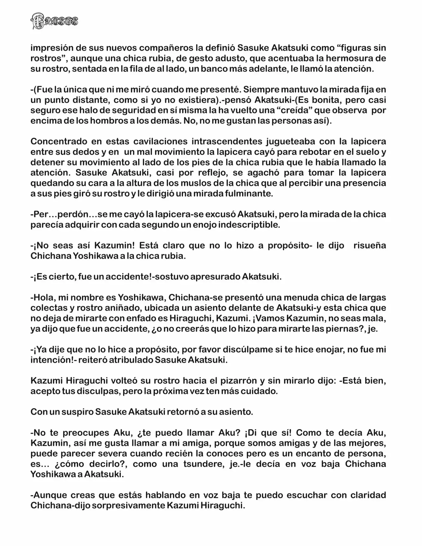 Caesus (Novela) - Capítulo 1 - Página 4 - LectorTMOo