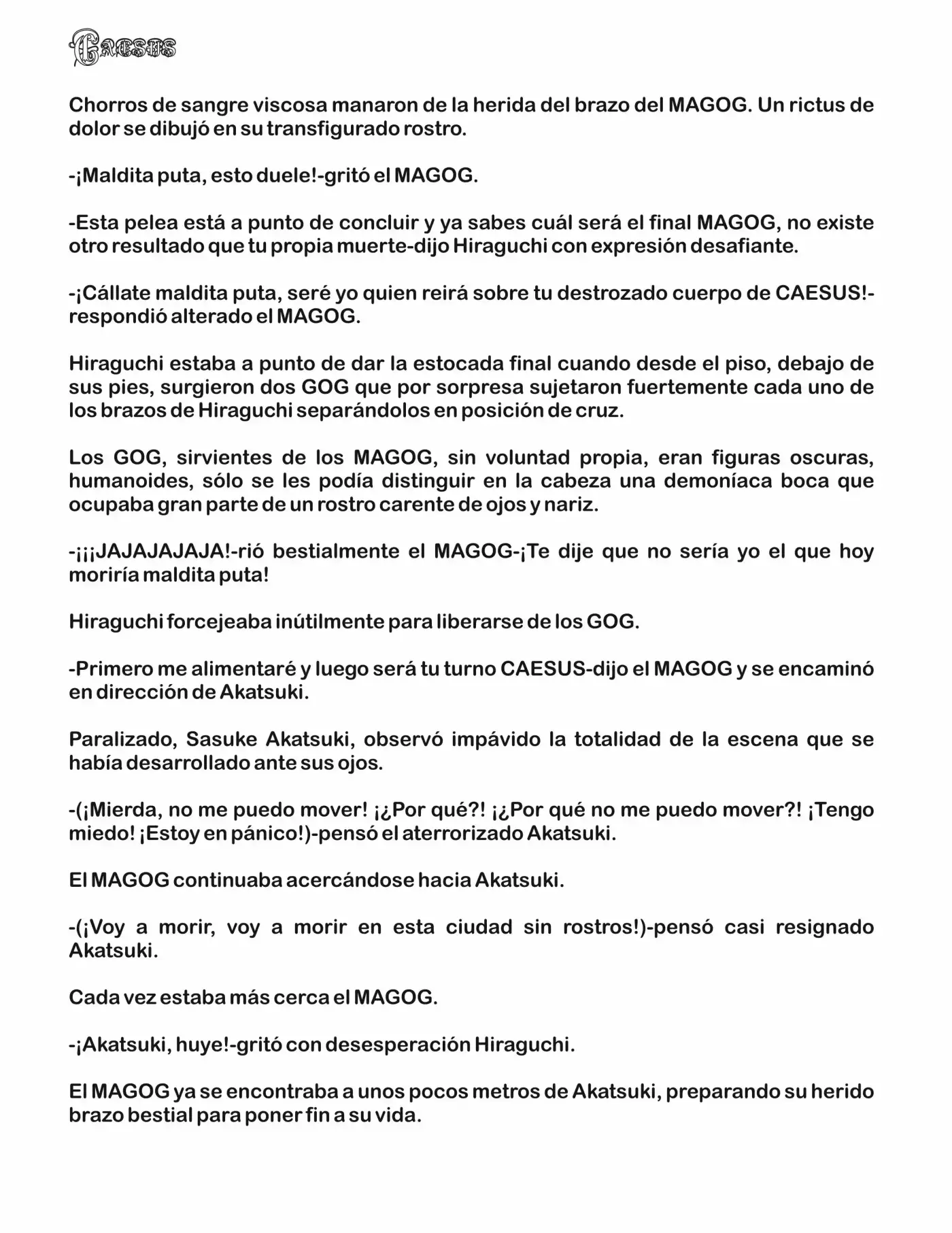 Caesus (Novela) - Capítulo 1 - Página 10 - LectorTMOo