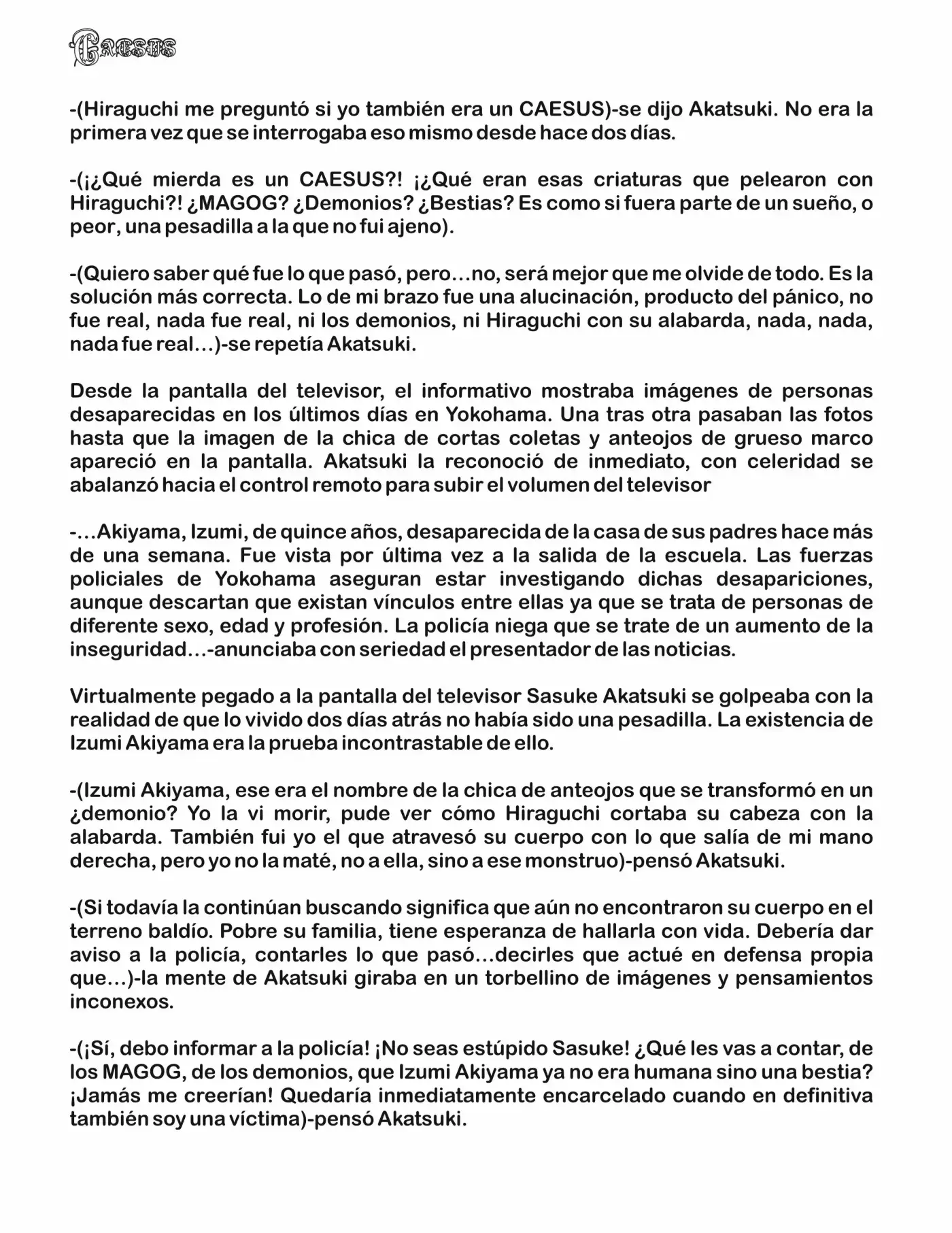 Caesus (Novela) - Capítulo 2 - Página 5 - LectorTMOo