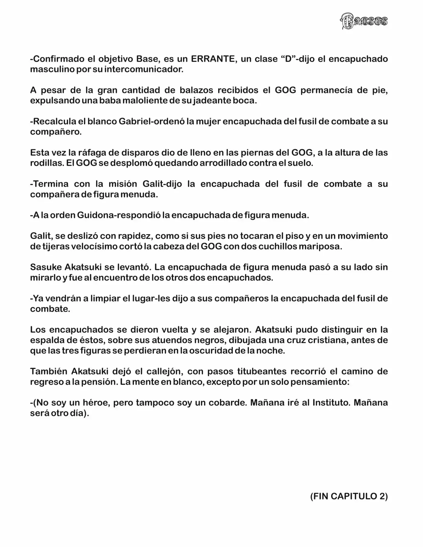Caesus (Novela) - Capítulo 2 - Página 12 - LectorTMOo