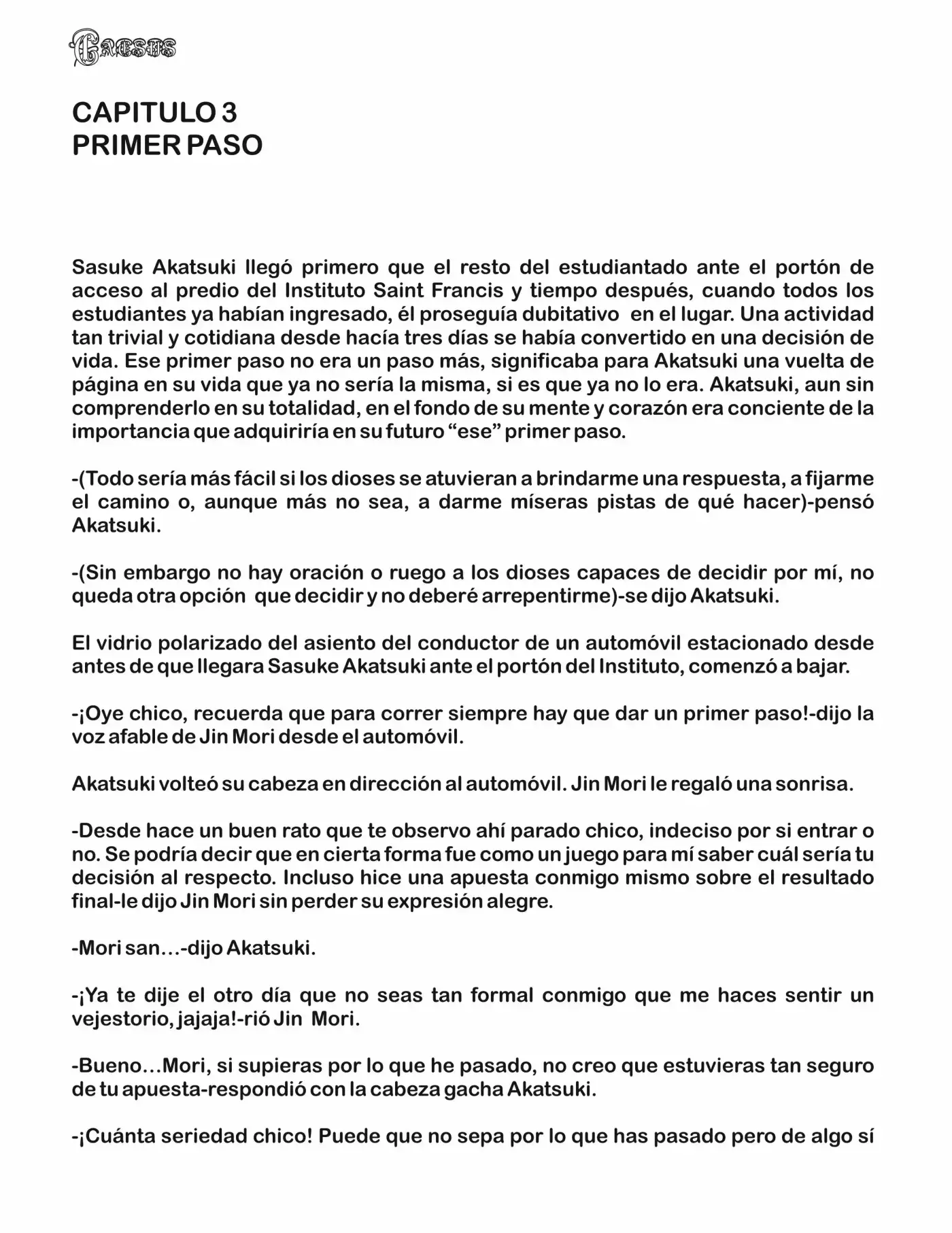 Caesus (Novela) - Capítulo 3 - Página 4 - LectorTMOo