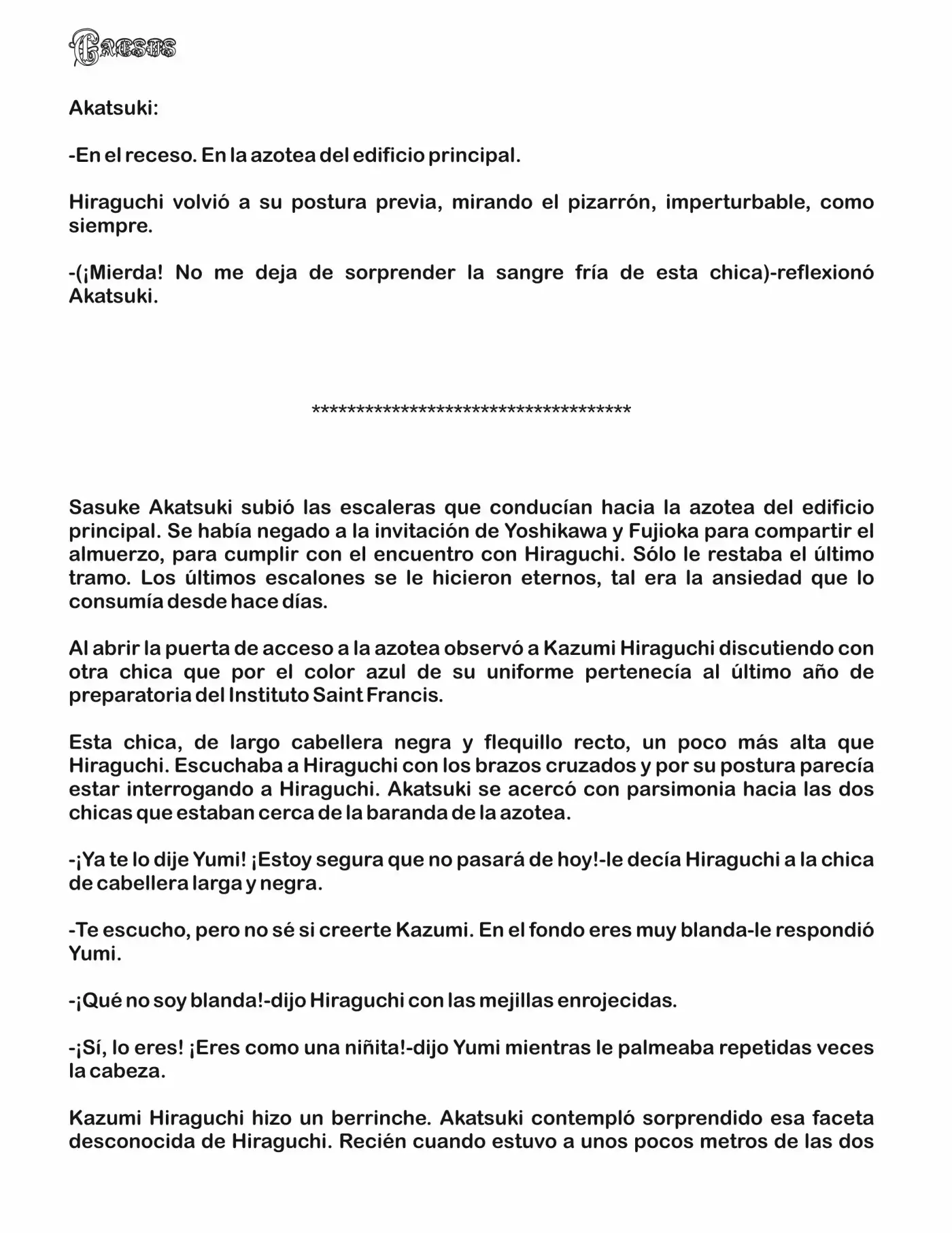 Caesus (Novela) - Capítulo 3 - Página 6 - LectorTMOo