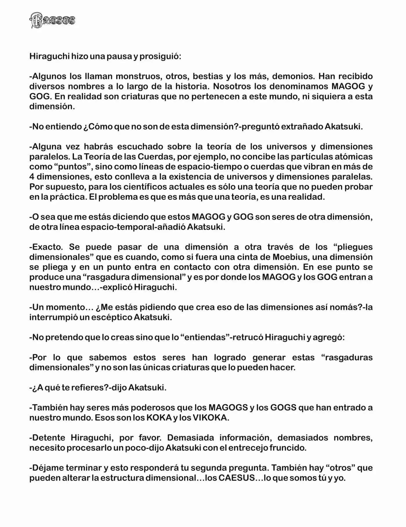 Caesus (Novela) - Capítulo 3 - Página 8 - LectorTMOo