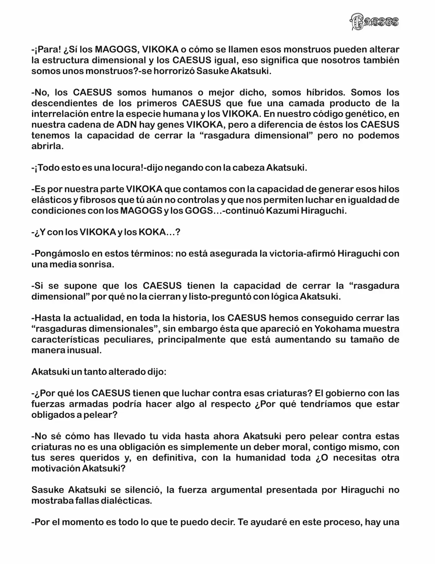 Caesus (Novela) - Capítulo 3 - Página 9 - LectorTMOo