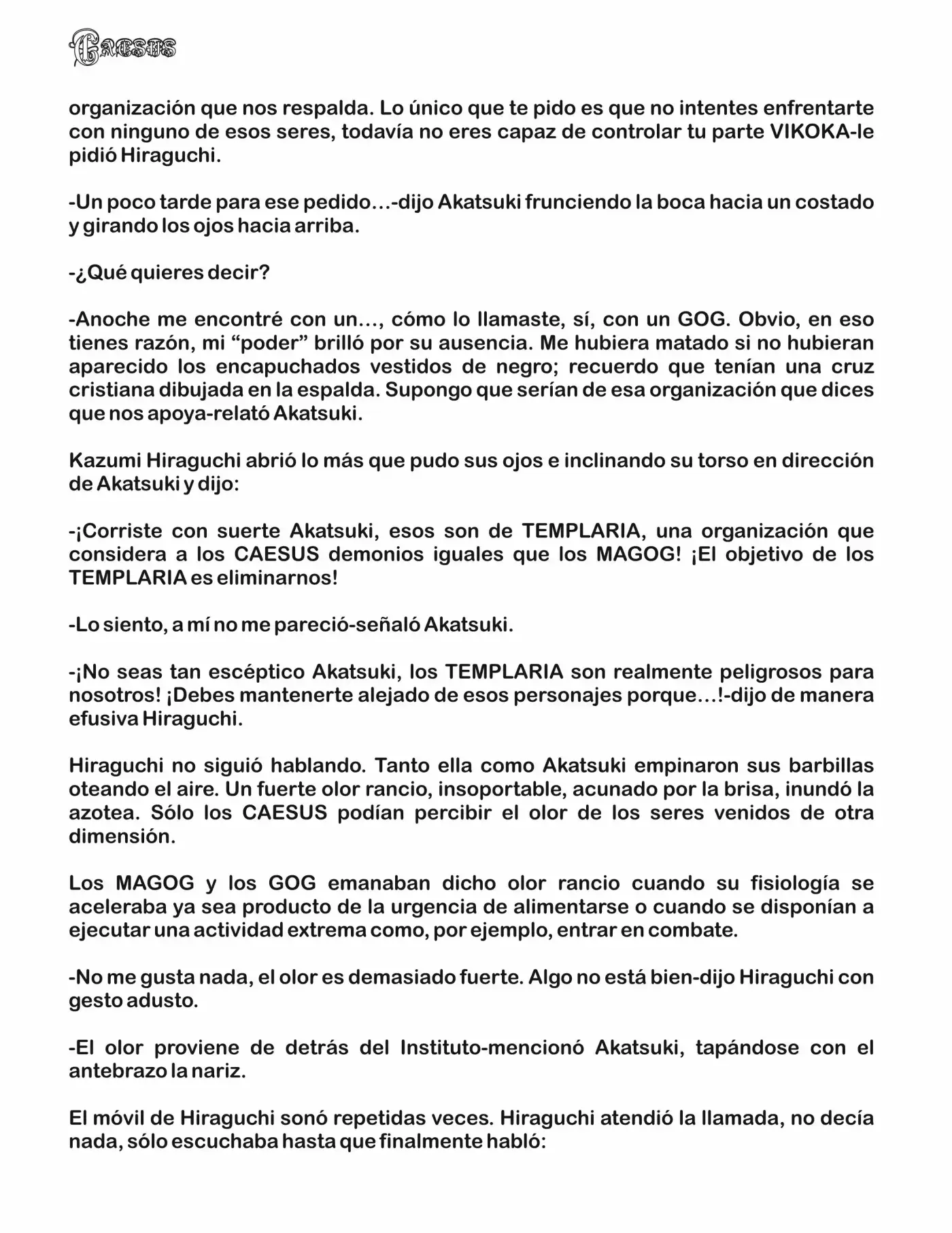 Caesus (Novela) - Capítulo 3 - Página 10 - LectorTMOo