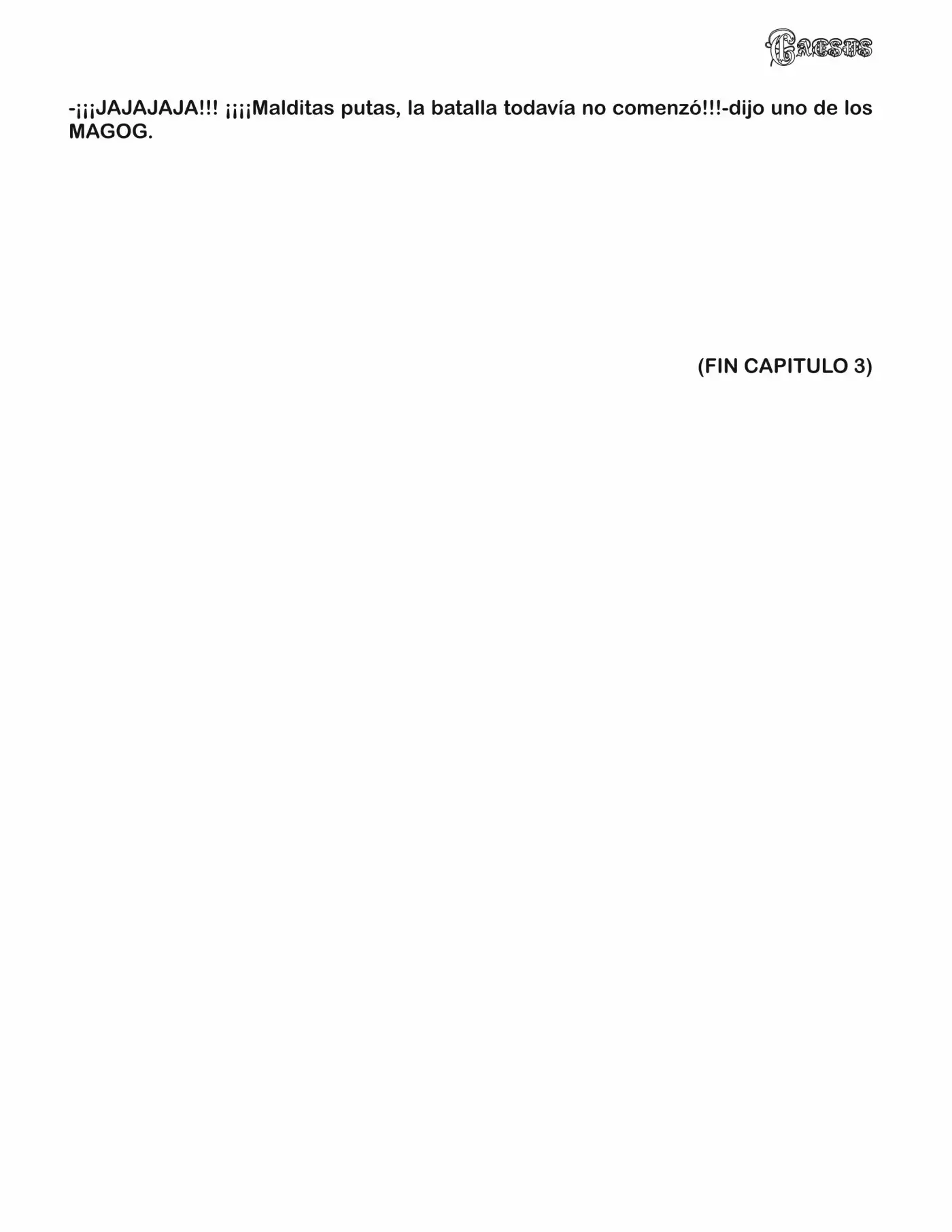 Caesus (Novela) - Capítulo 3 - Página 15 - LectorTMOo