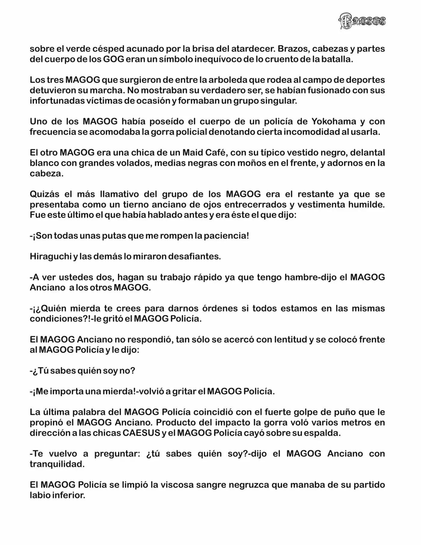Caesus (Novela) - Capítulo 4 - Página 5 - LectorTMOo