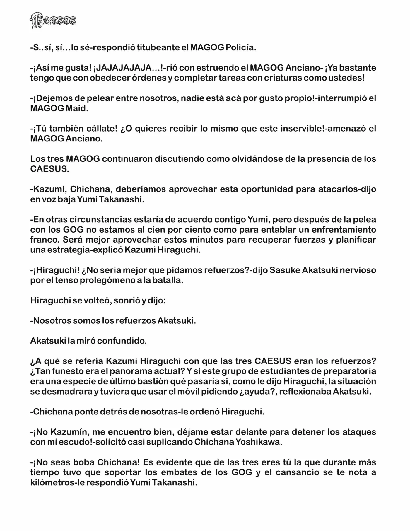 Caesus (Novela) - Capítulo 4 - Página 6 - LectorTMOo