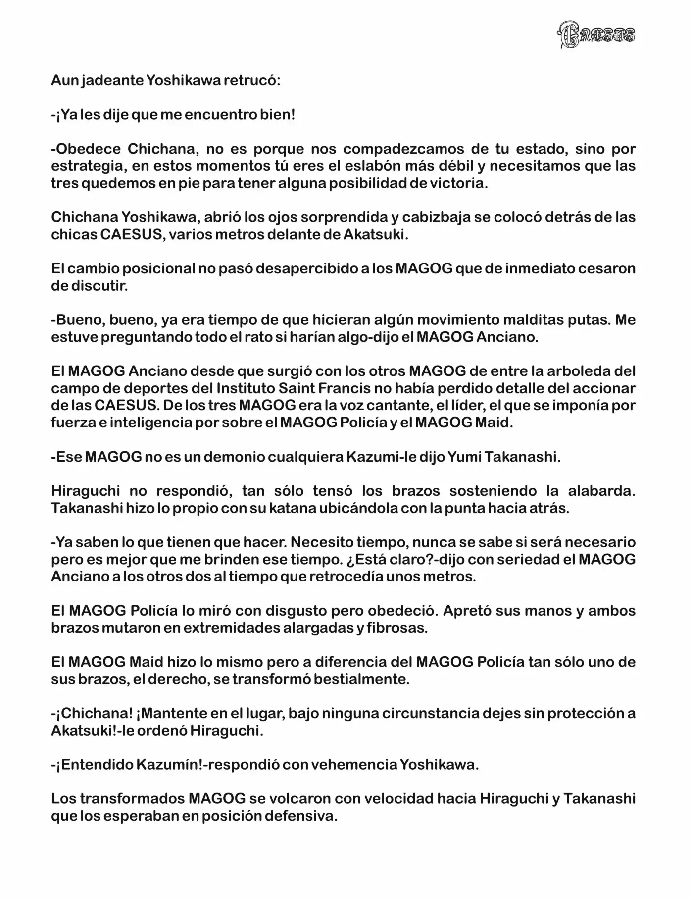 Caesus (Novela) - Capítulo 4 - Página 7 - LectorTMOo