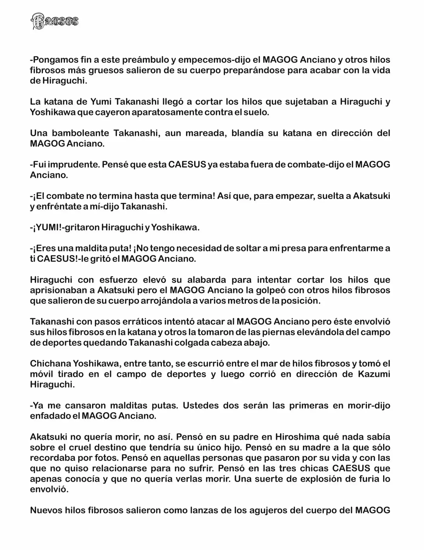 Caesus (Novela) - Capítulo 5 - Página 8 - LectorTMOo