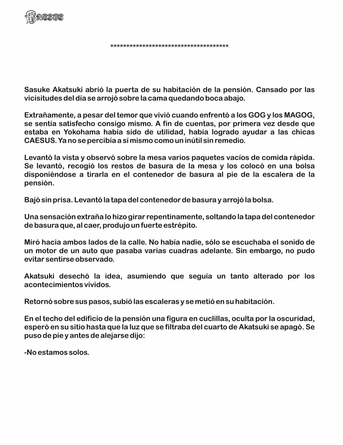 Caesus (Novela) - Capítulo 6 - Página 10 - LectorTMOo