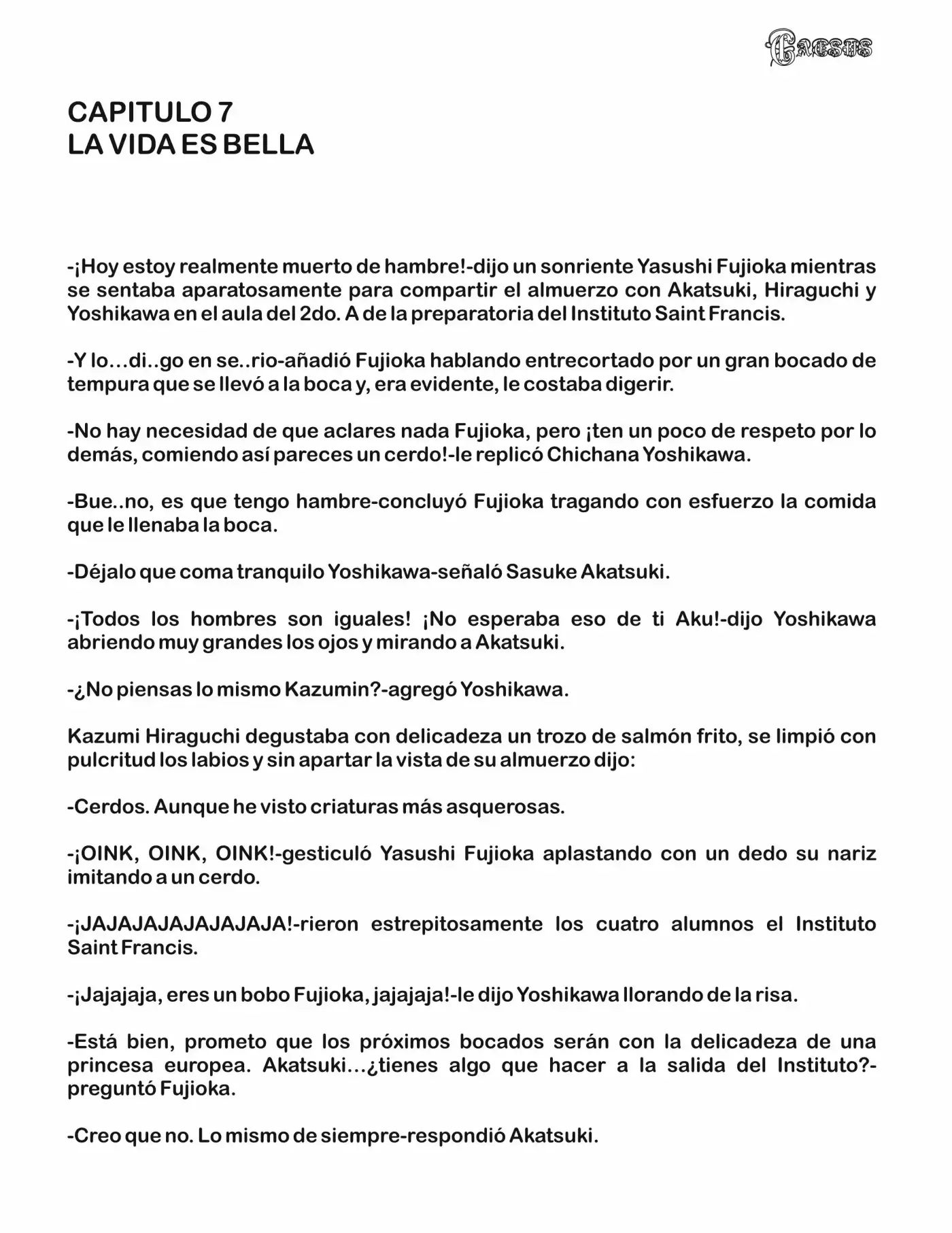 Caesus (Novela) - Capítulo 7 - Página 4 - LectorTMOo